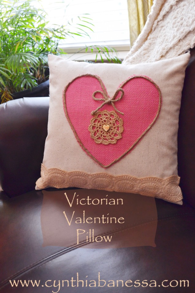 Victorian pillow cover