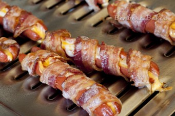 Bacon Wrapped Cheese Dog