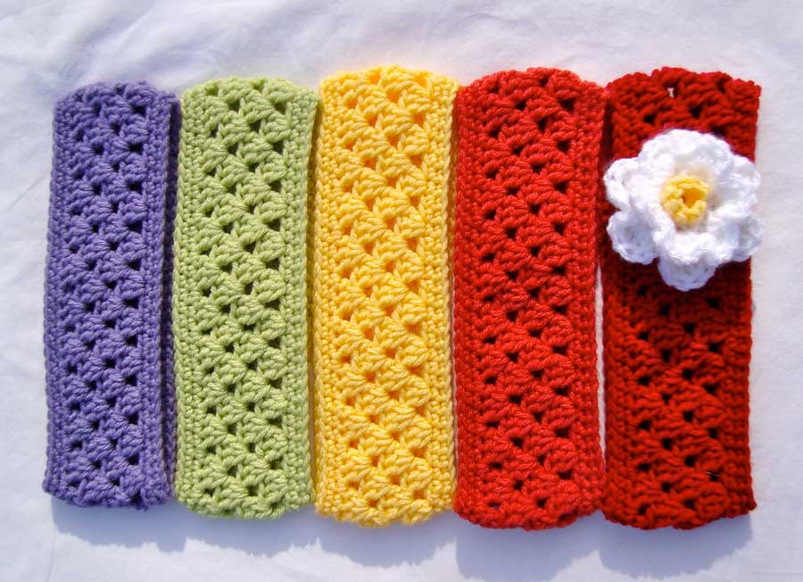 beautiful crochet headband