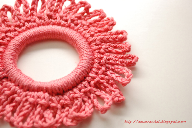 elastic crochet hair wrap