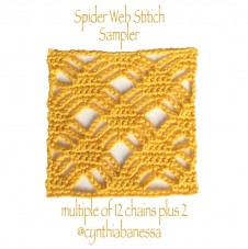 spider web crochet stitch