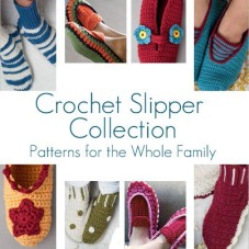 crochet slipper collection
