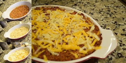 Baked Spaghetti with Turkey Meat