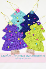 crochet christmas tree with free pattern