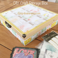 DIY craft storage box