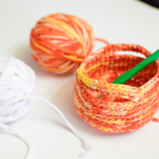 Create Your Yarn Using Knit Cotton Fabric
