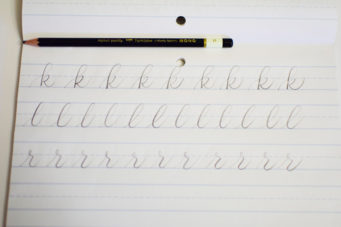 TECHNIQUES PRACTICING CALLIGRAPHY