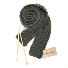 beginner easy knit scarf