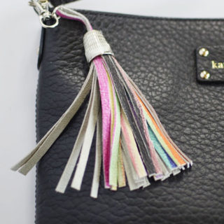 DIY Leather Fringe Key Chain