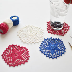 Five-Pointed Star Doily Pattern