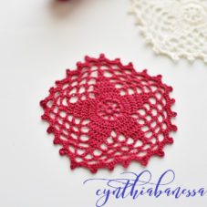 Five-Pointed Star Doily Pattern